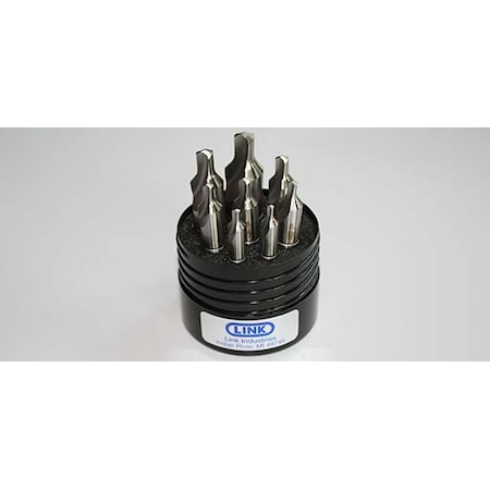 Link English 82 Degree Screw Countersink 8 Pc Set 05-L2-369